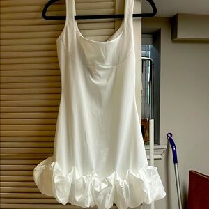 NWT maternity Elegant White Dress Medium